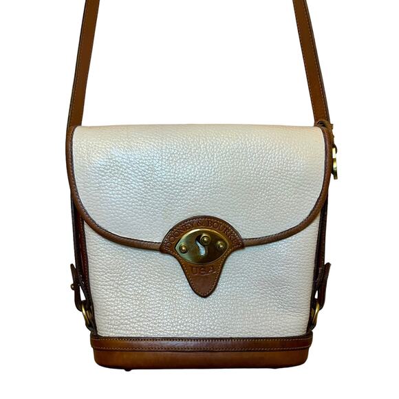 Vintage Dooney & Bourke Cavalry crossbody spectator bag - Picture 1 of 11